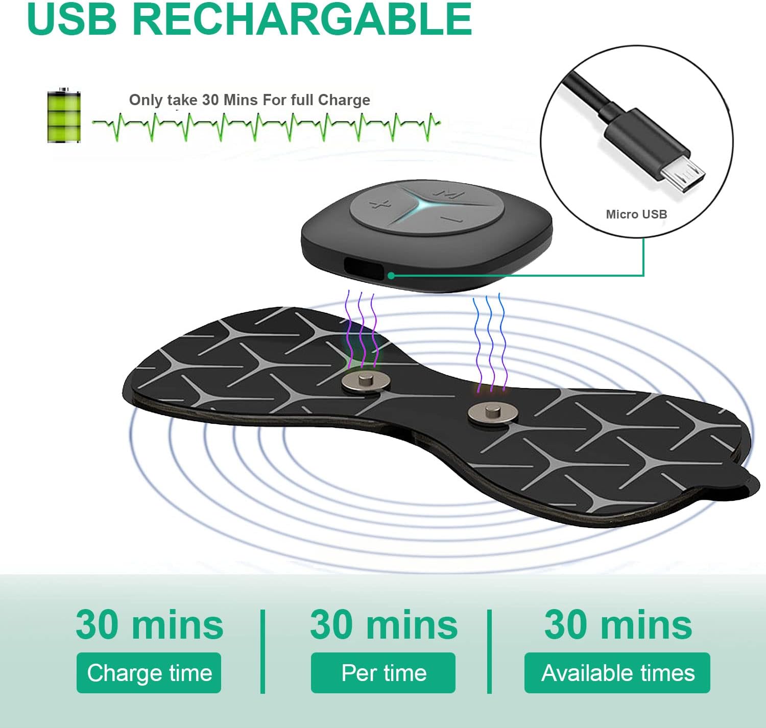 قیمت و فروش ماساژور پروانه ای چندمنظوره و چسب مخصوص EMS
