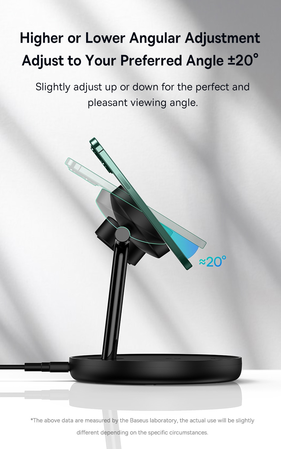 پایه شارژر بی‌سیم مغناطیسی چندمنظوره Baseus