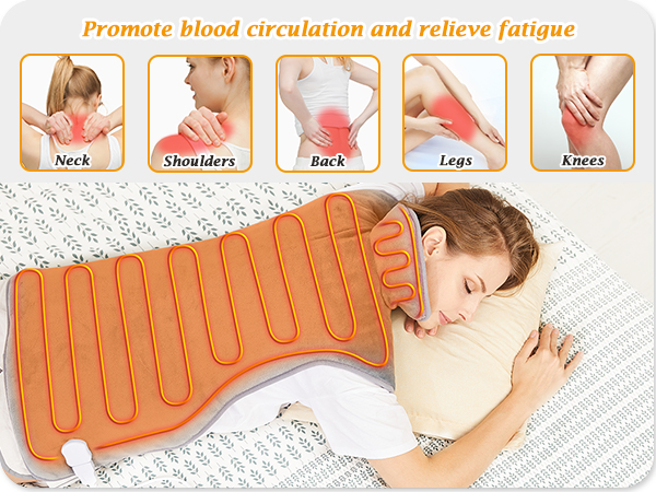 پد گرمکن برقی برای تسکین درد کمر و گردن