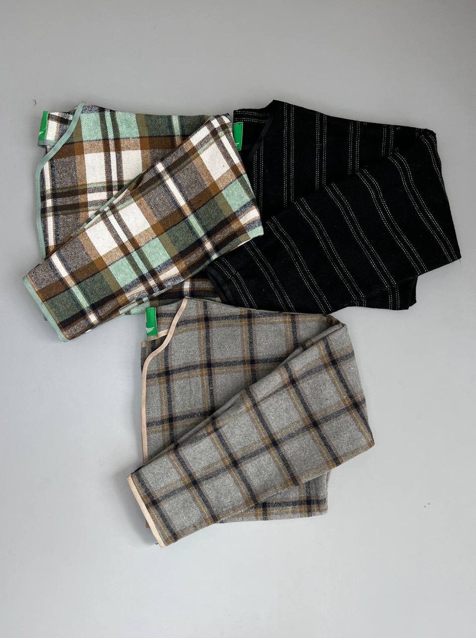 کت دخترونه پشمی چهارخونه