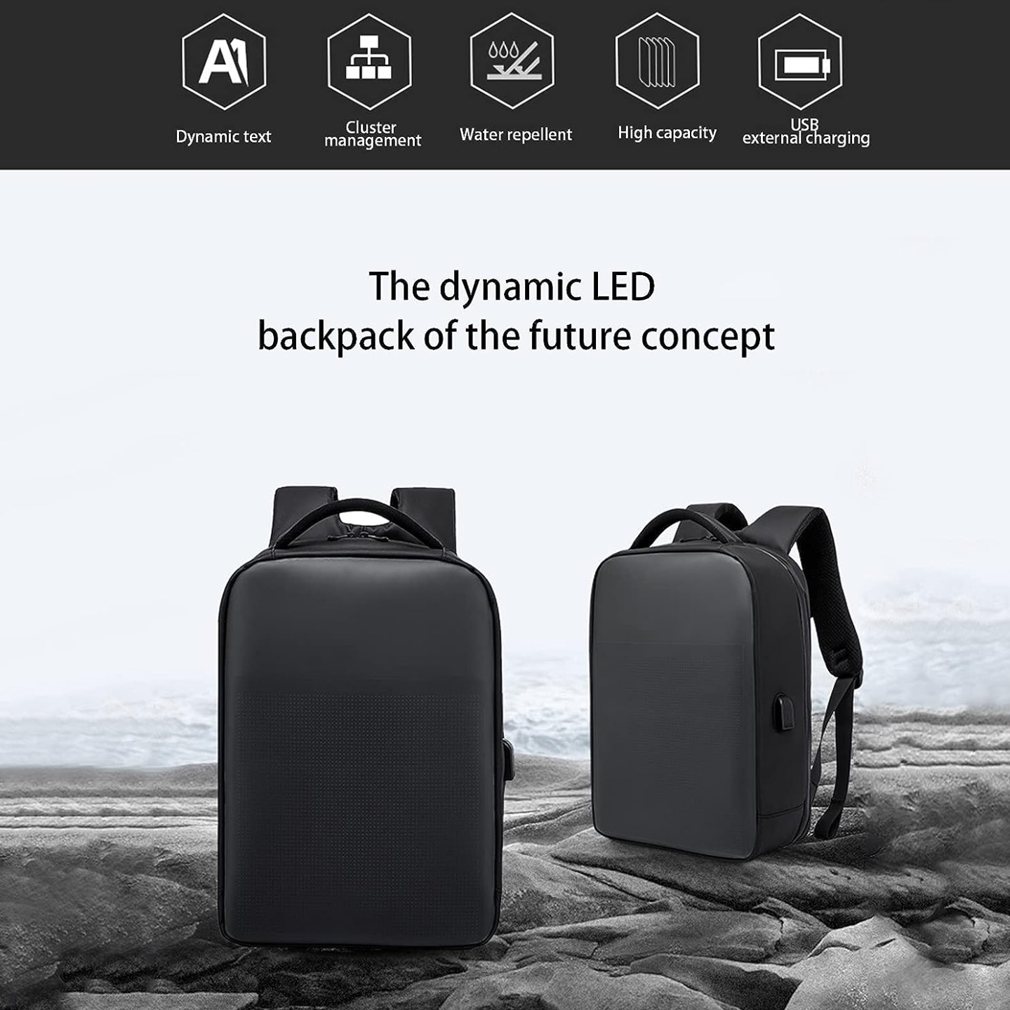 کوله پشتی هوشمند LED