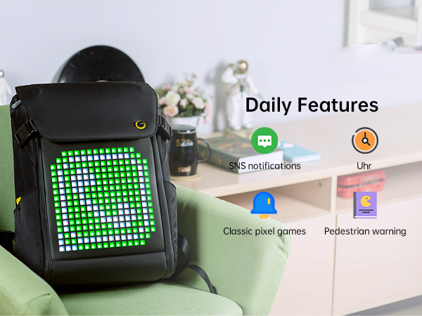 قیمت و فروش کوله پشتی هوشمند بهمراه ریموت کنترل Divoom