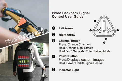 قیمت و فروش کوله پشتی هوشمند بهمراه ریموت کنترل Divoom