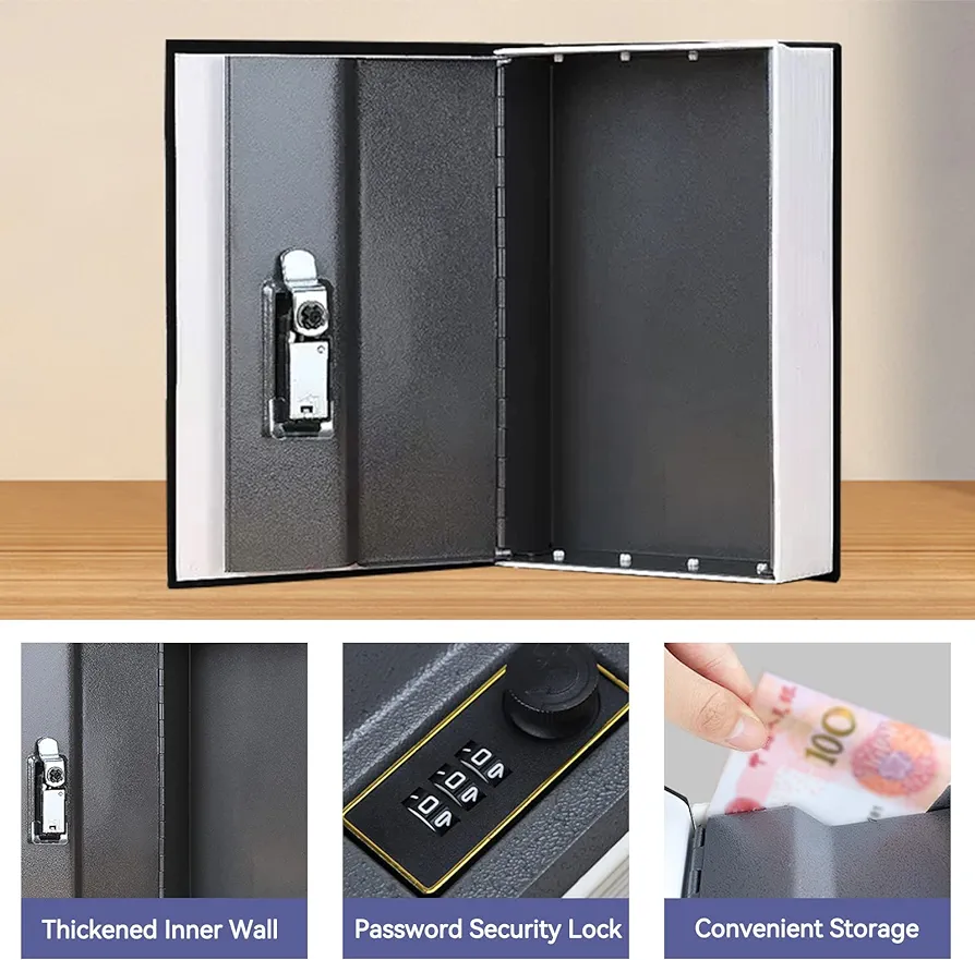 سیف باکس کتابی طرح دیکشنری