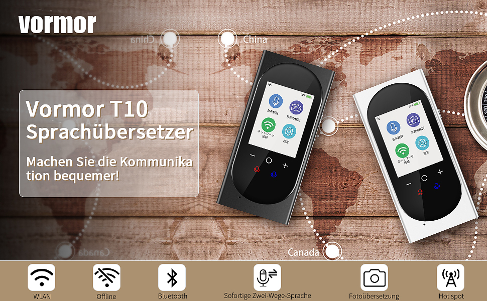 گجت مترجم صوتی و تصویری هوشمند VORMOR