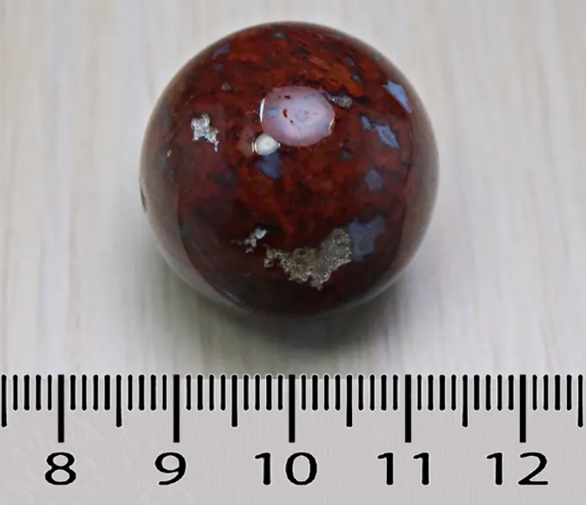 قیمت و فروش گوی سنگی طبیعی کلکسیونی جاسپر قرمز