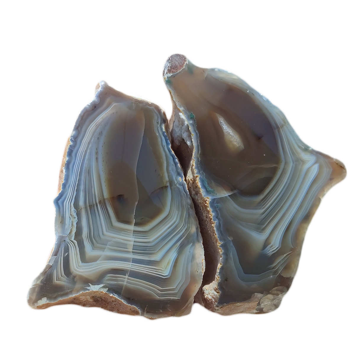 سنگ عقیق خرمایی سلیمانی پولیش خورده با طرح طبیعی و سطح براق