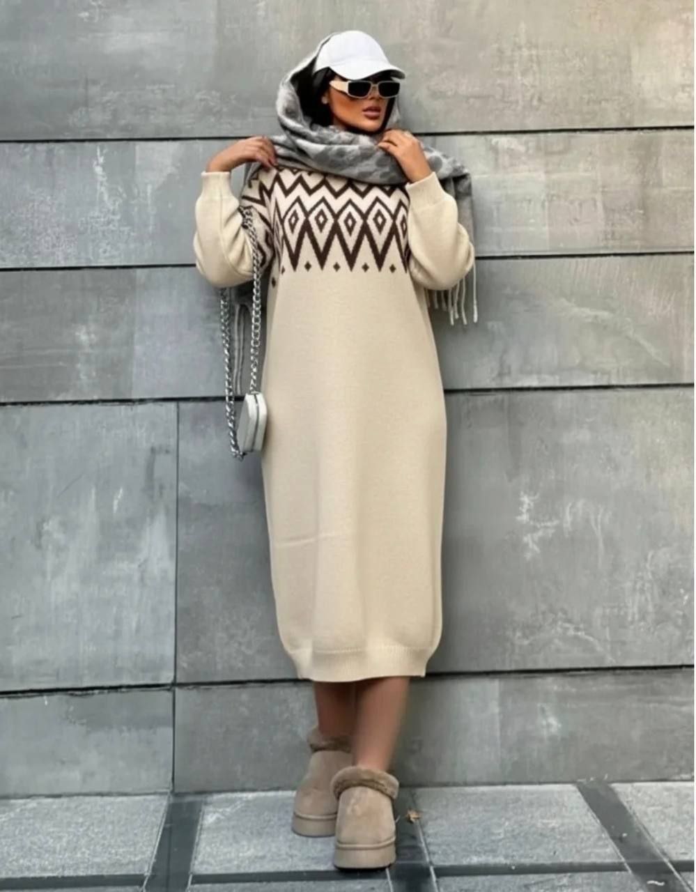 پیراهن بافت بلند