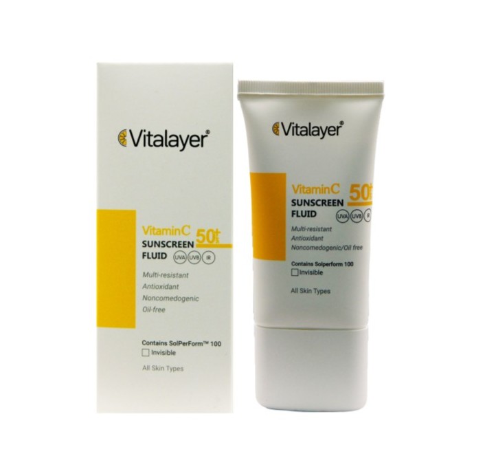 فلوئید ضد آفتاب ویتامین سی SPF50