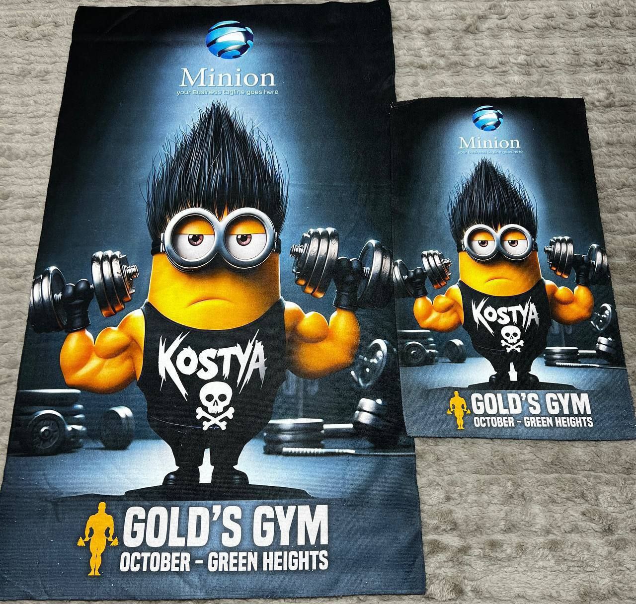 ست دوتایی حوله ورزشی مینیون