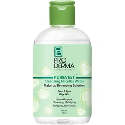 محلول پاک کننده آرایش پوست چرب پیور وست