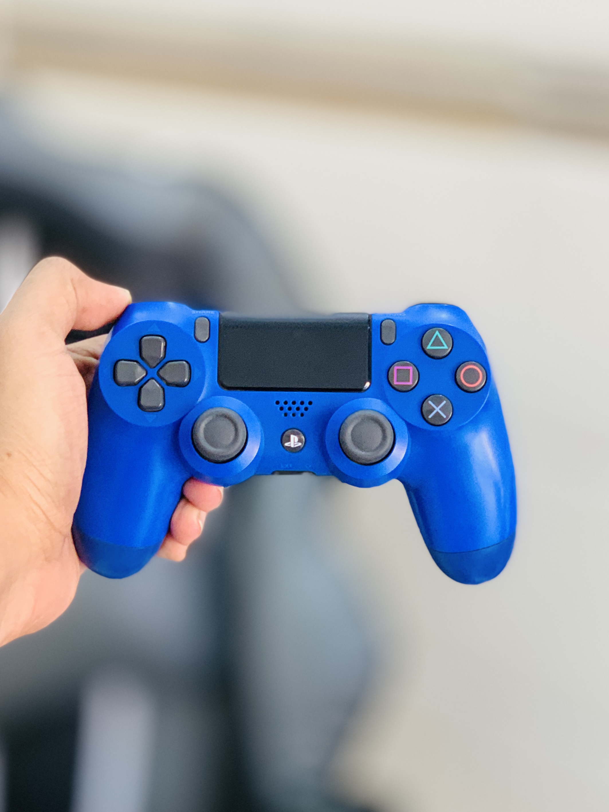 دسته ps4 کارکرده -  آبی