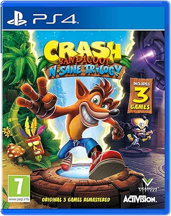 دیسک بازی ps4 - Crash Bandicoot N.Sane Trilogy - کارکرده