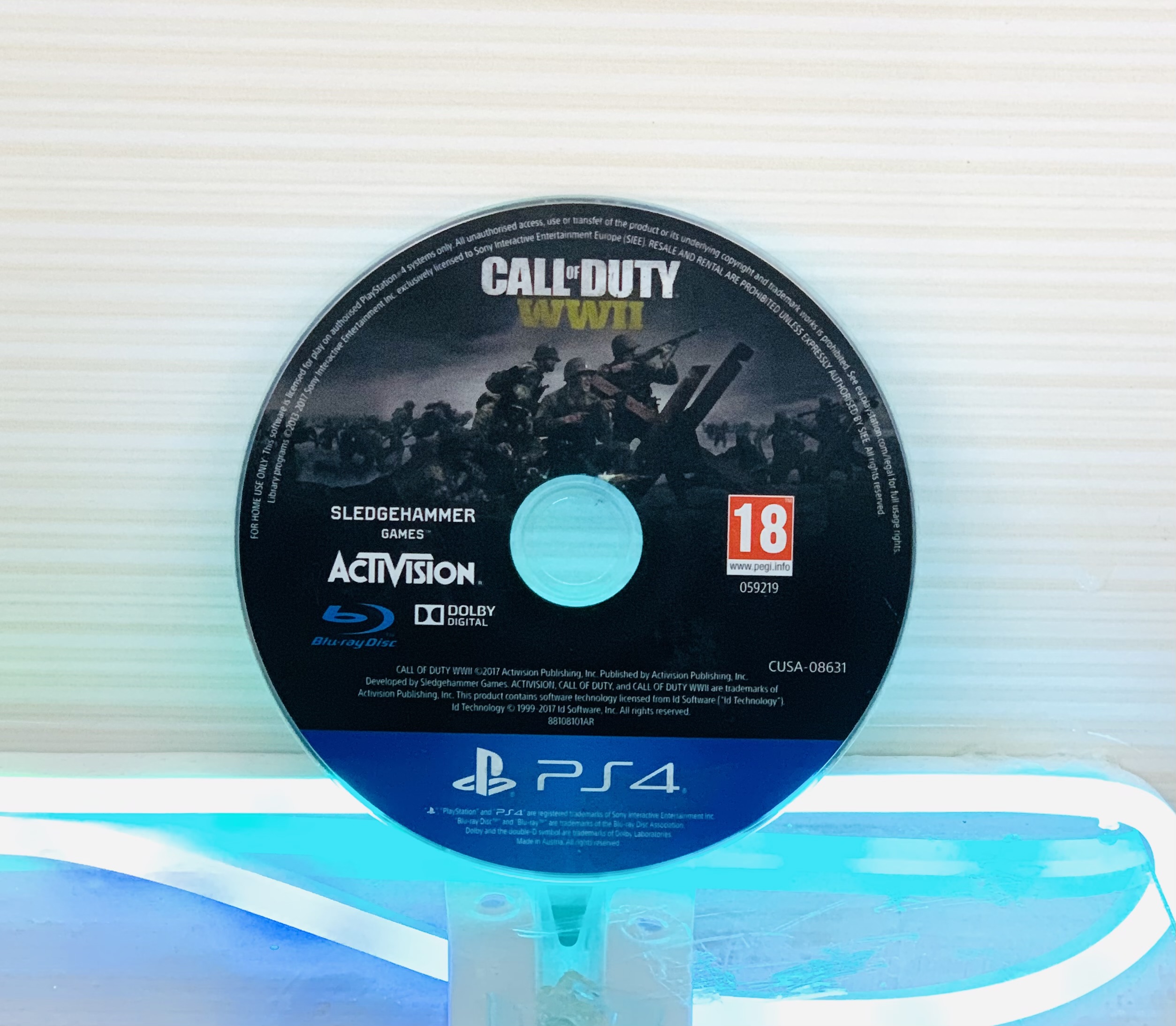 دیسک کارکرده “call of duty ww2” برایps4