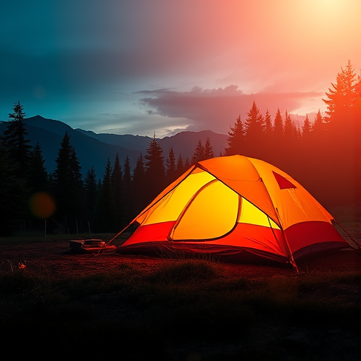 چادر مسافرتی پشت نقره