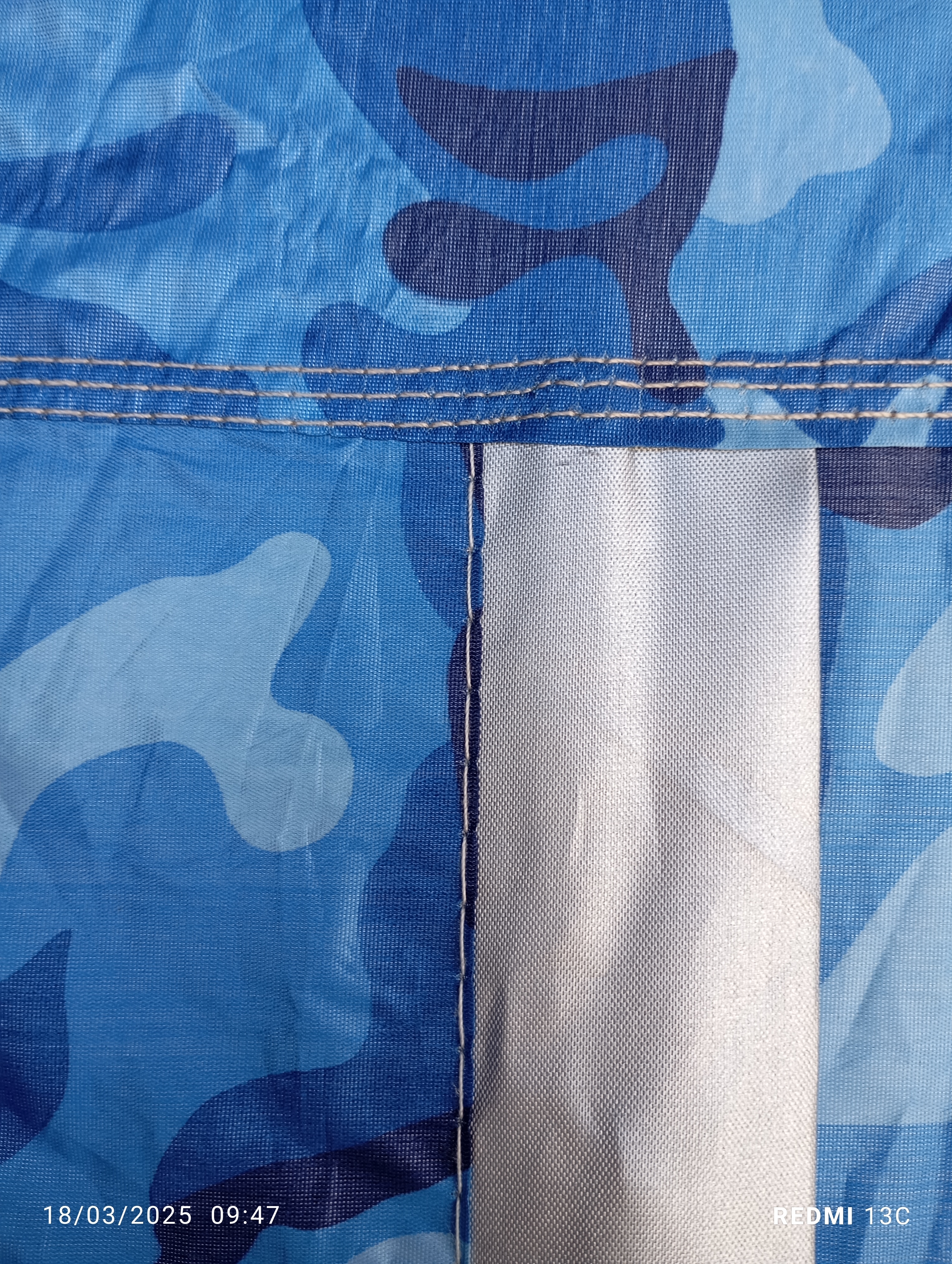 چادر مسافرتی پشت نقره طرحدار