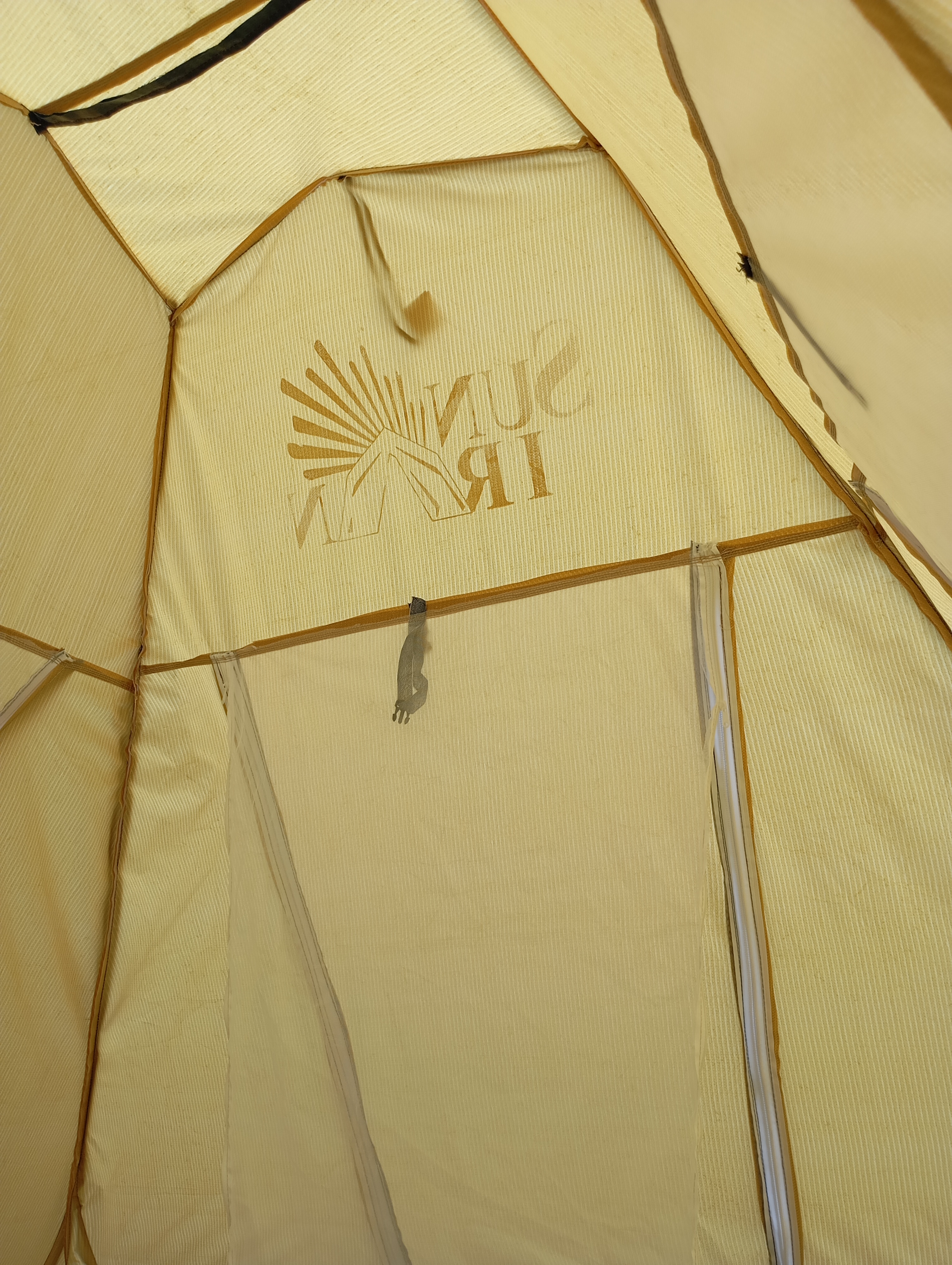 چادر مسافرتی کله اسکلتی دو در