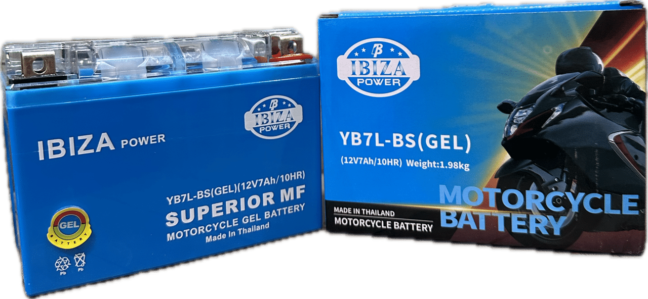 باتری ۷ امپر تایلندی Ibiza Power برای خودرو و تجهیزات الکتریکی