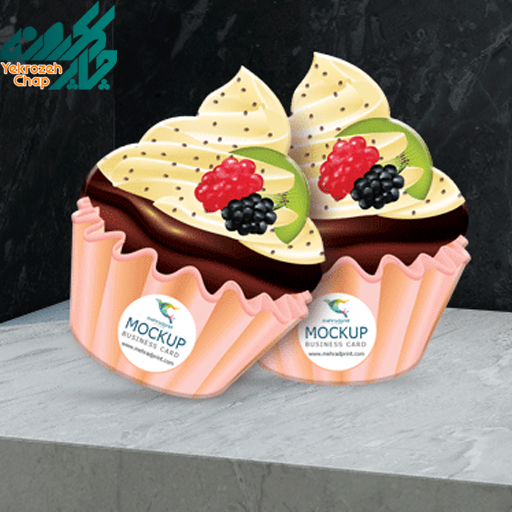 کارت ویزیت سلفون قالبدار ( قالب آماده )