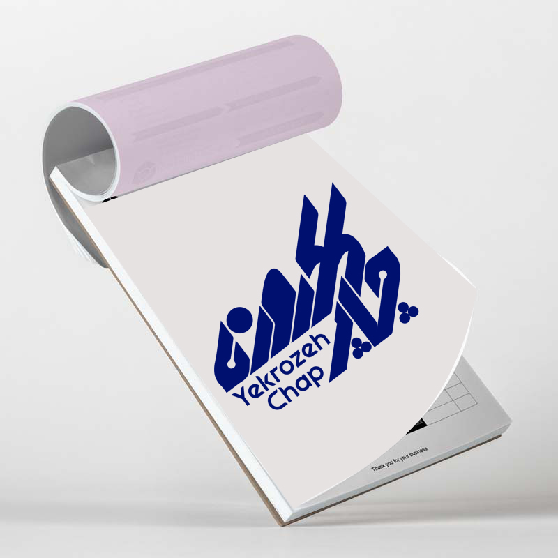 فاکتور کاربن لس سورمه ای ( چاپ تک رنگ ) NCR