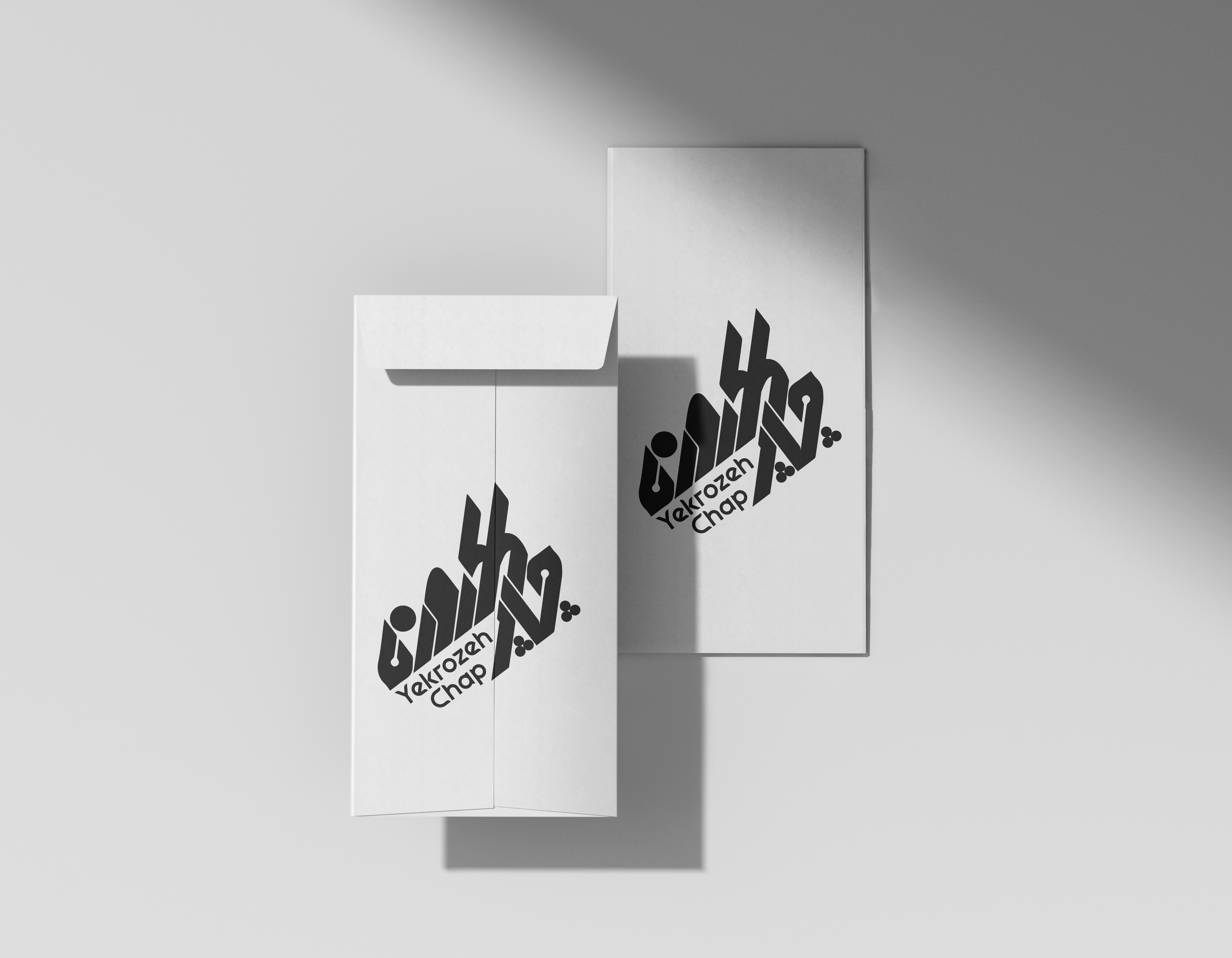 پاکت نامه ( ژاپنی ) چاپ تک رنگ