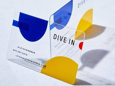 کارت شیشه ای ( تک رو ) شفاف