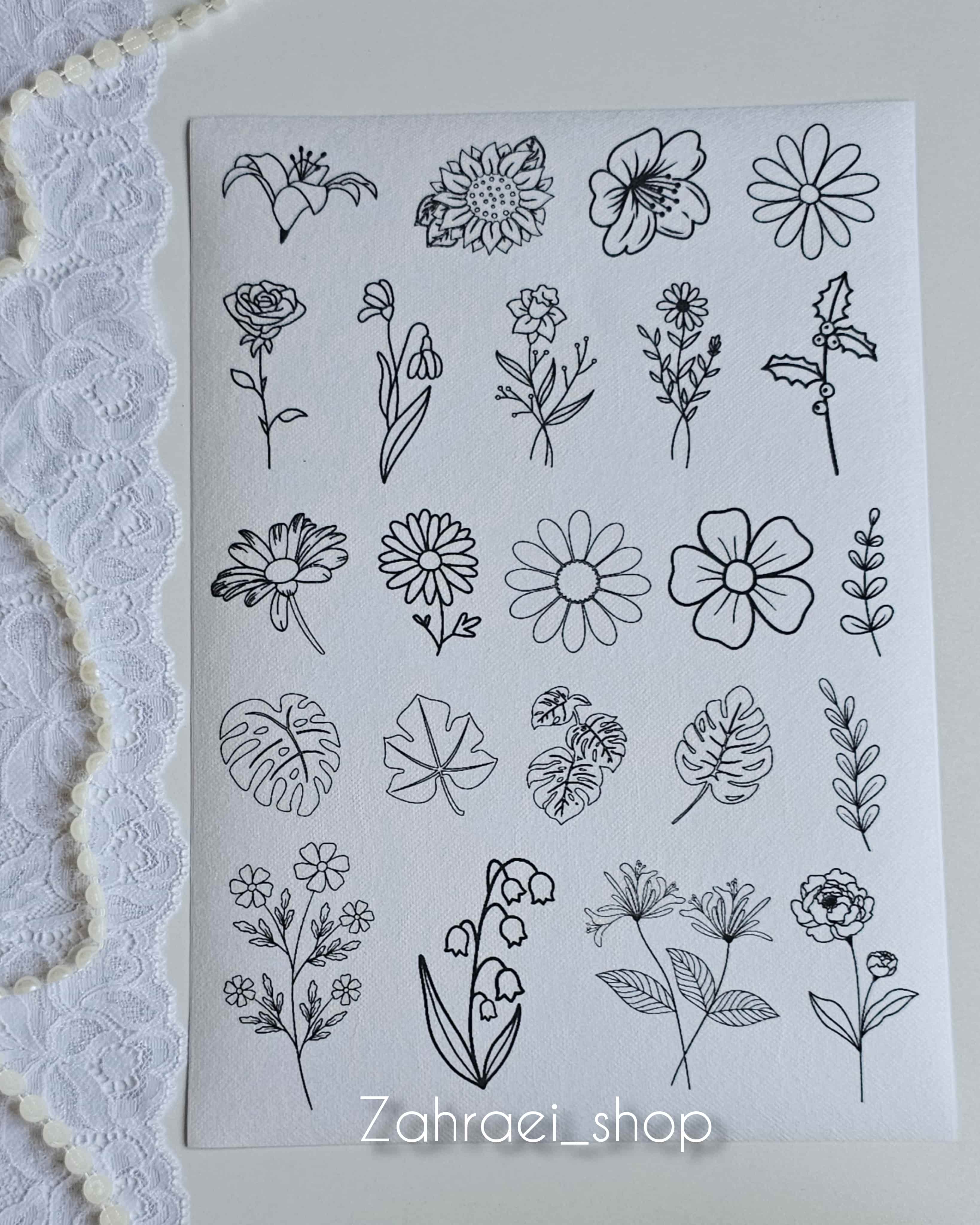 لایی آبشور های چسبی طرح دار شماره ۲