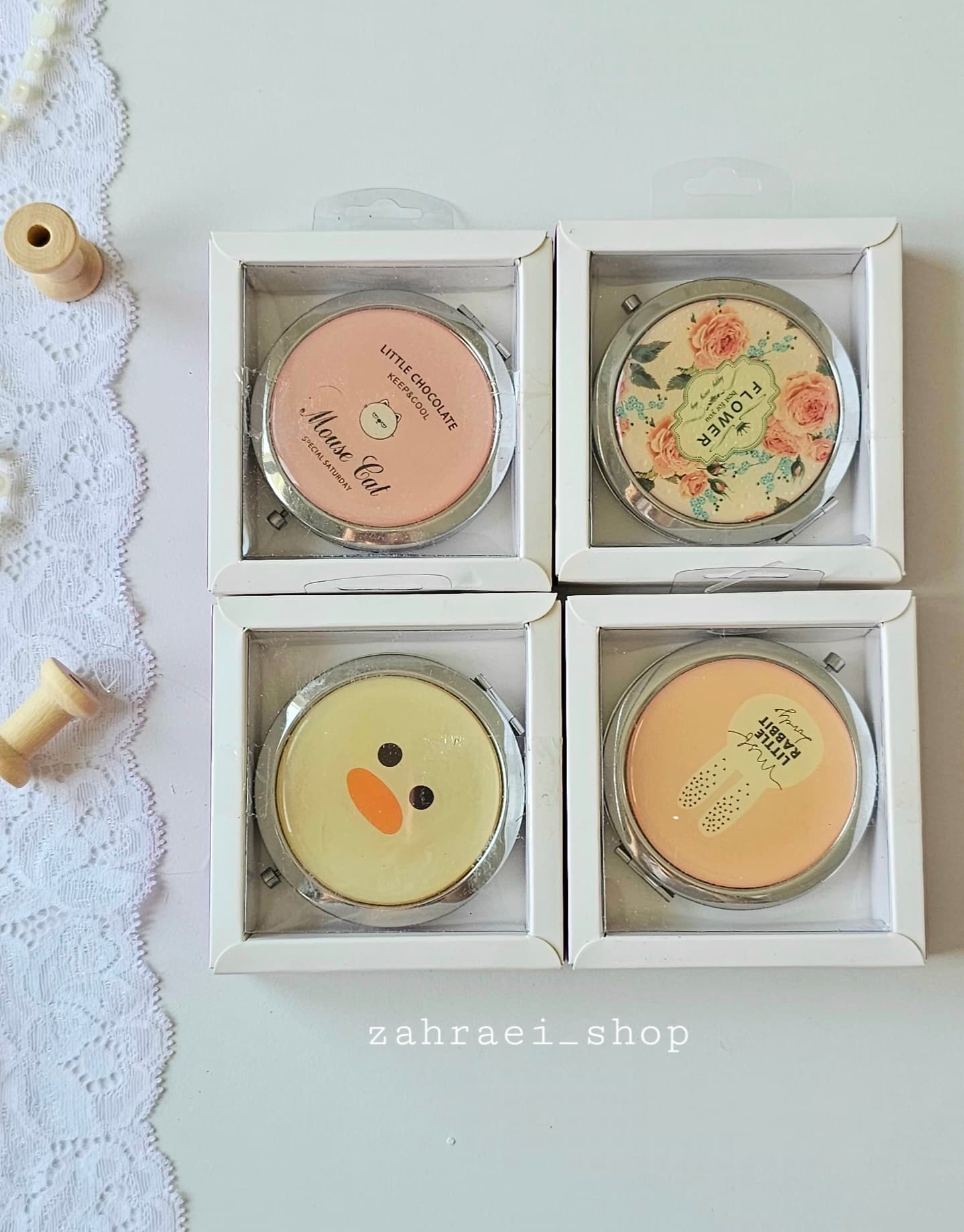 آیینه جیبی استیل