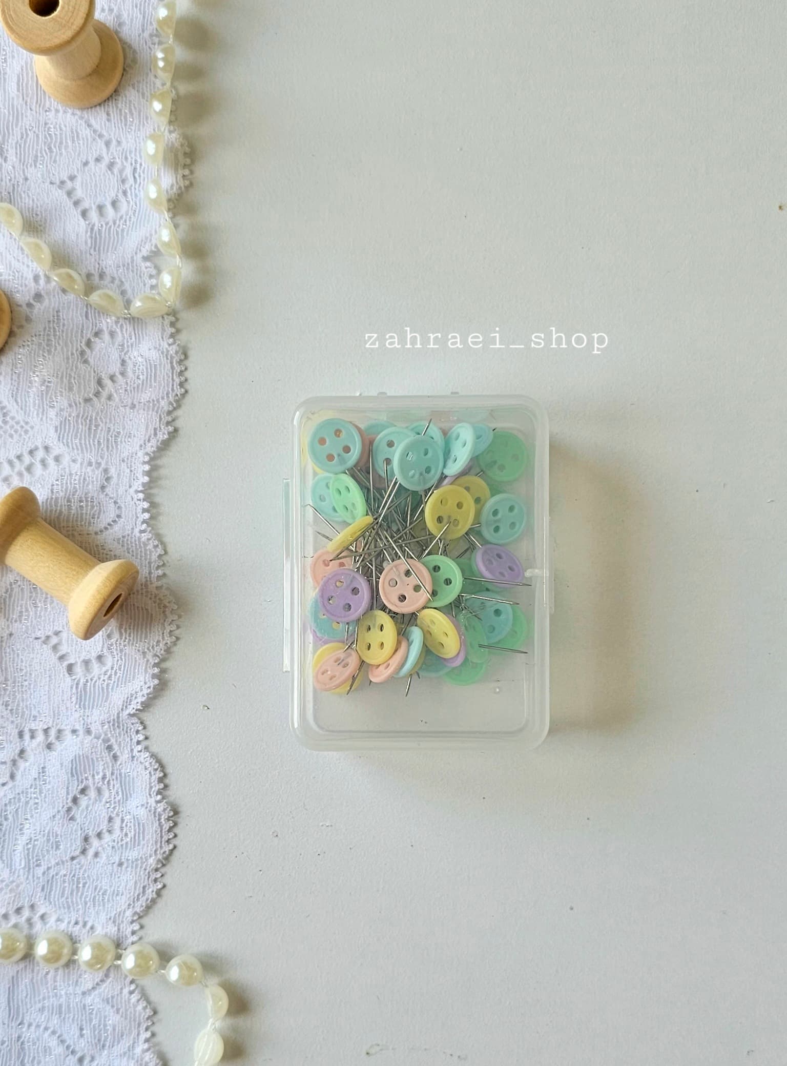 سوزن ته گرد مدل دکمه