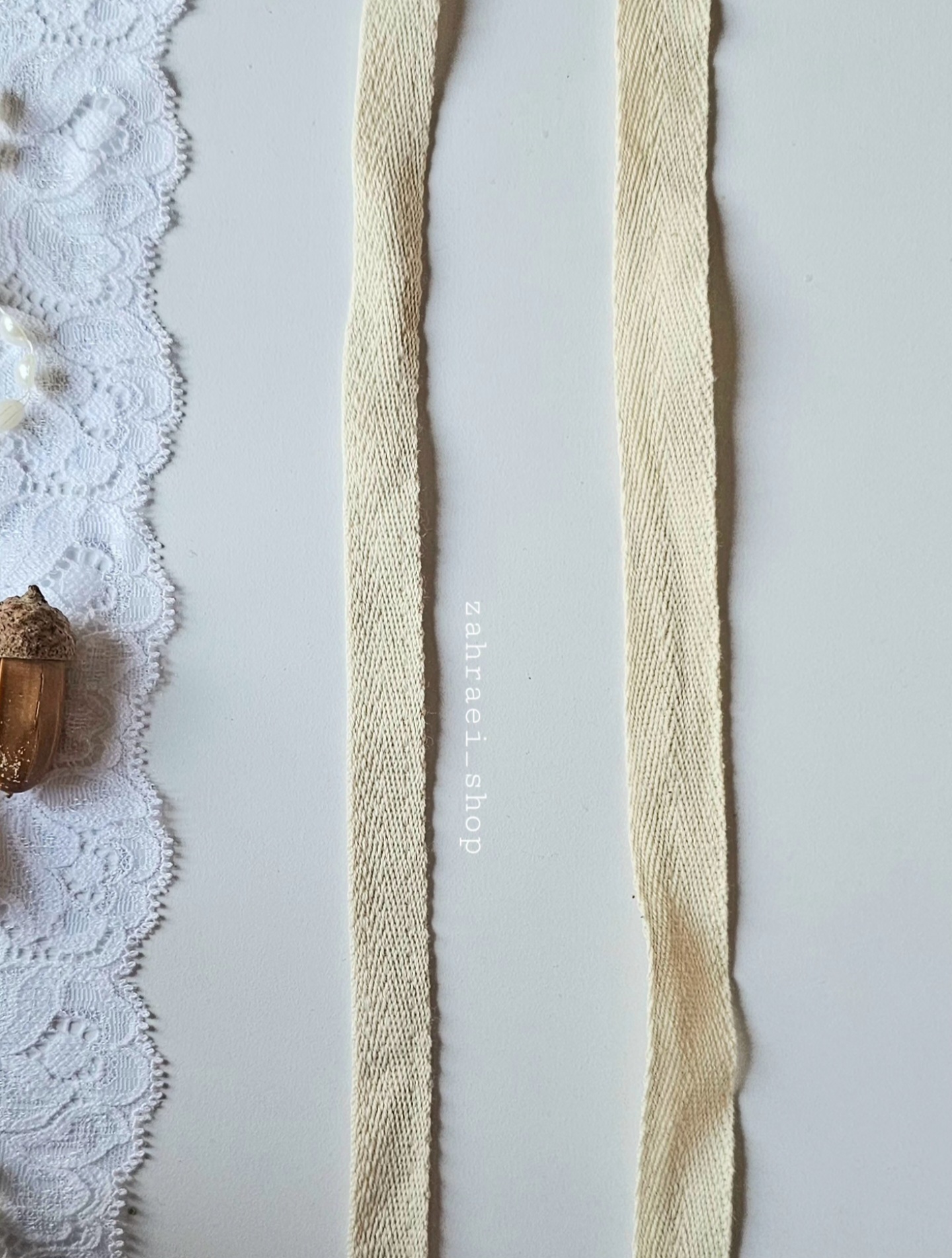 بند عینک کتان خام مناسب گلدوزی