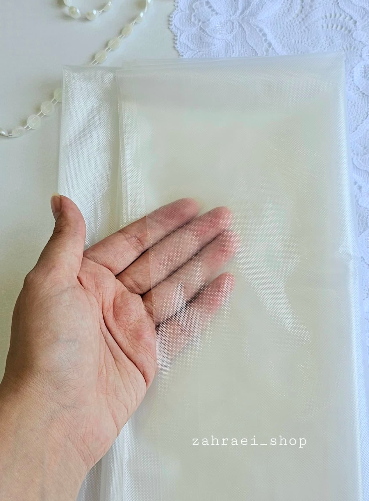 پد انتقال طرح شماره دوزی حل شونده در آب(لایی آبشور)