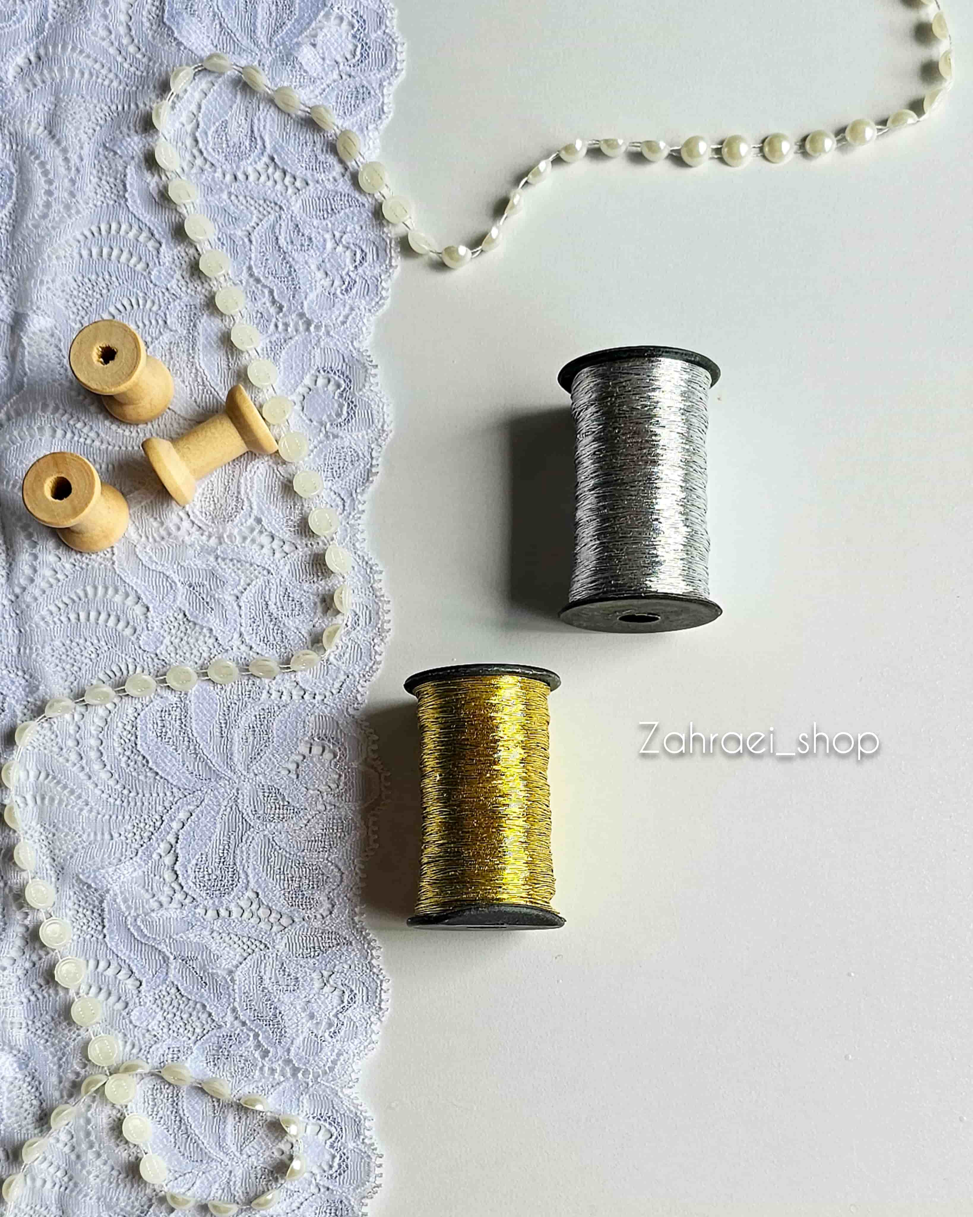 پک ۲ عددی نخ گلابتون