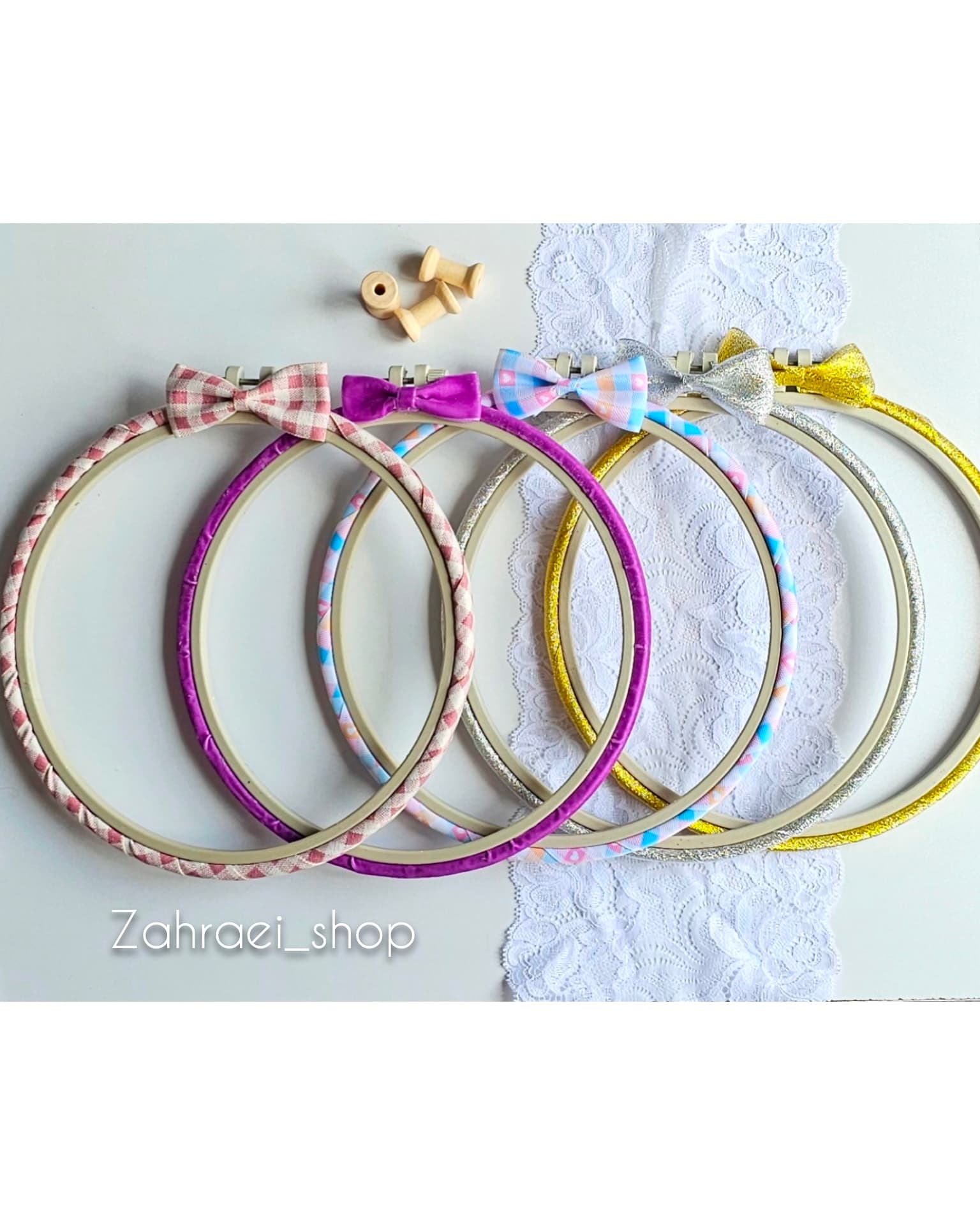 پک ۵ عددی کارگاه تزیین شده با ربان