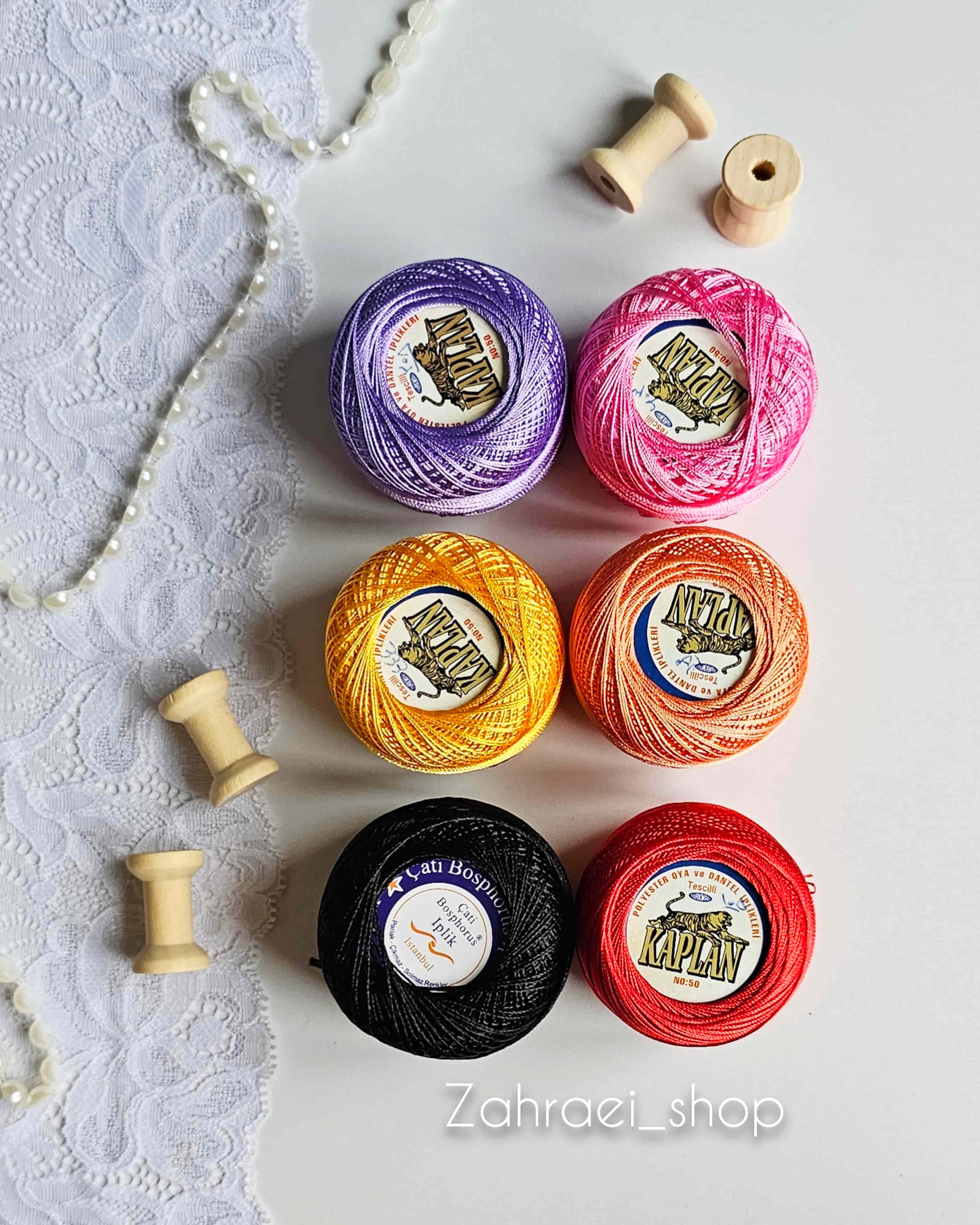 پک ۶ عددی نخ ابریشم کاپلن