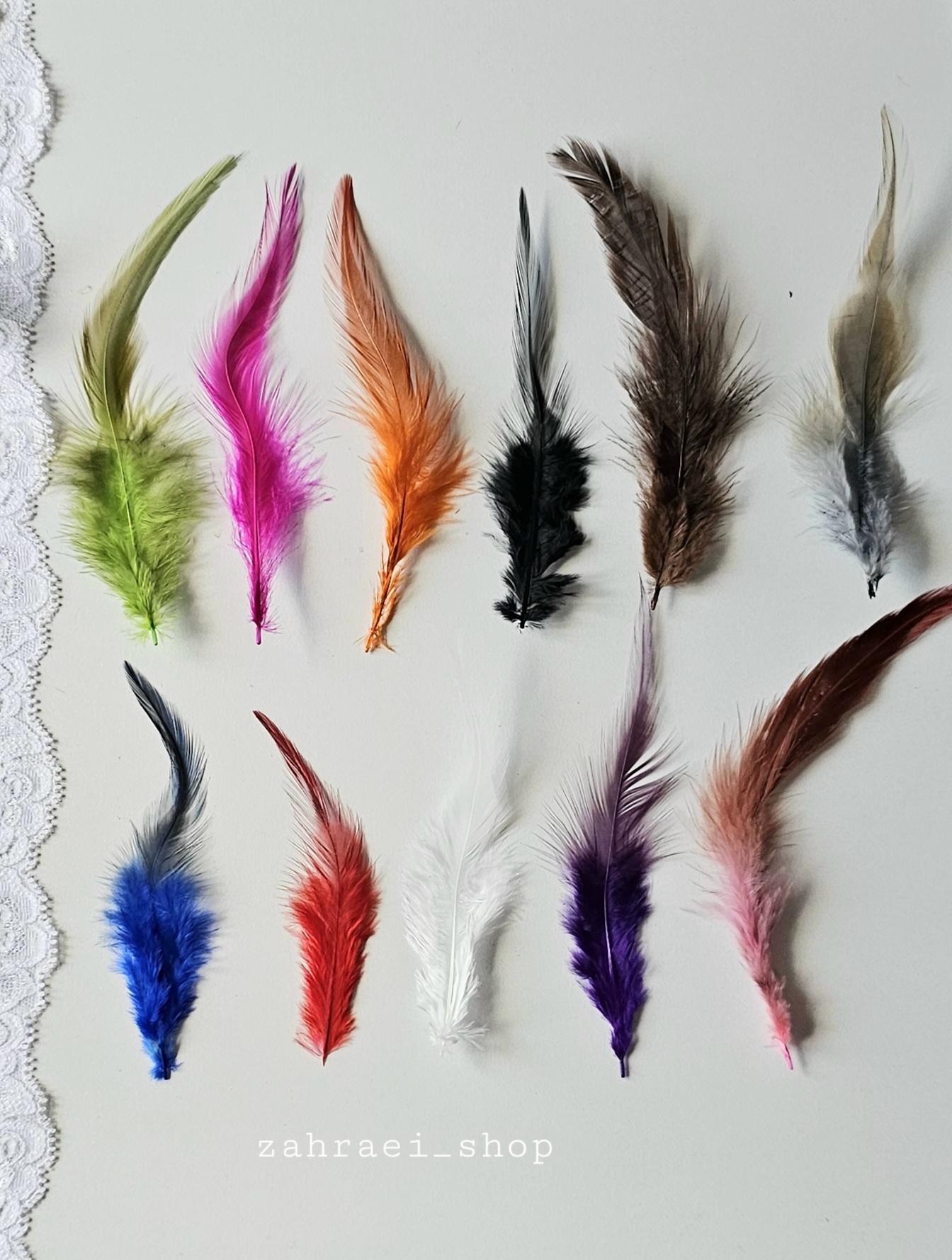 پَر های با کیفیت مناسب جواهر دوزی