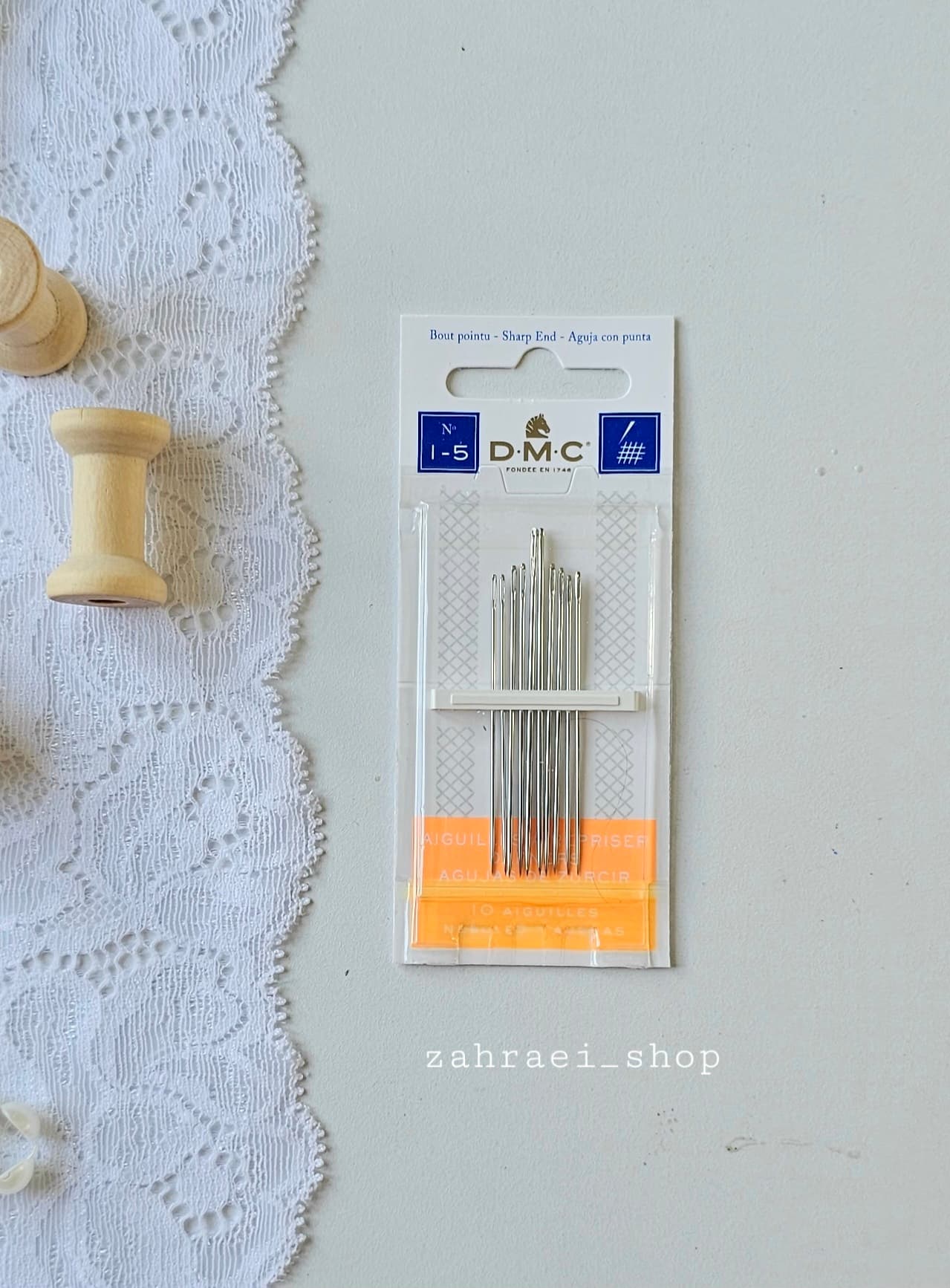 سوزن گلدوزی برند دمسه شماره ۱ تا ۵