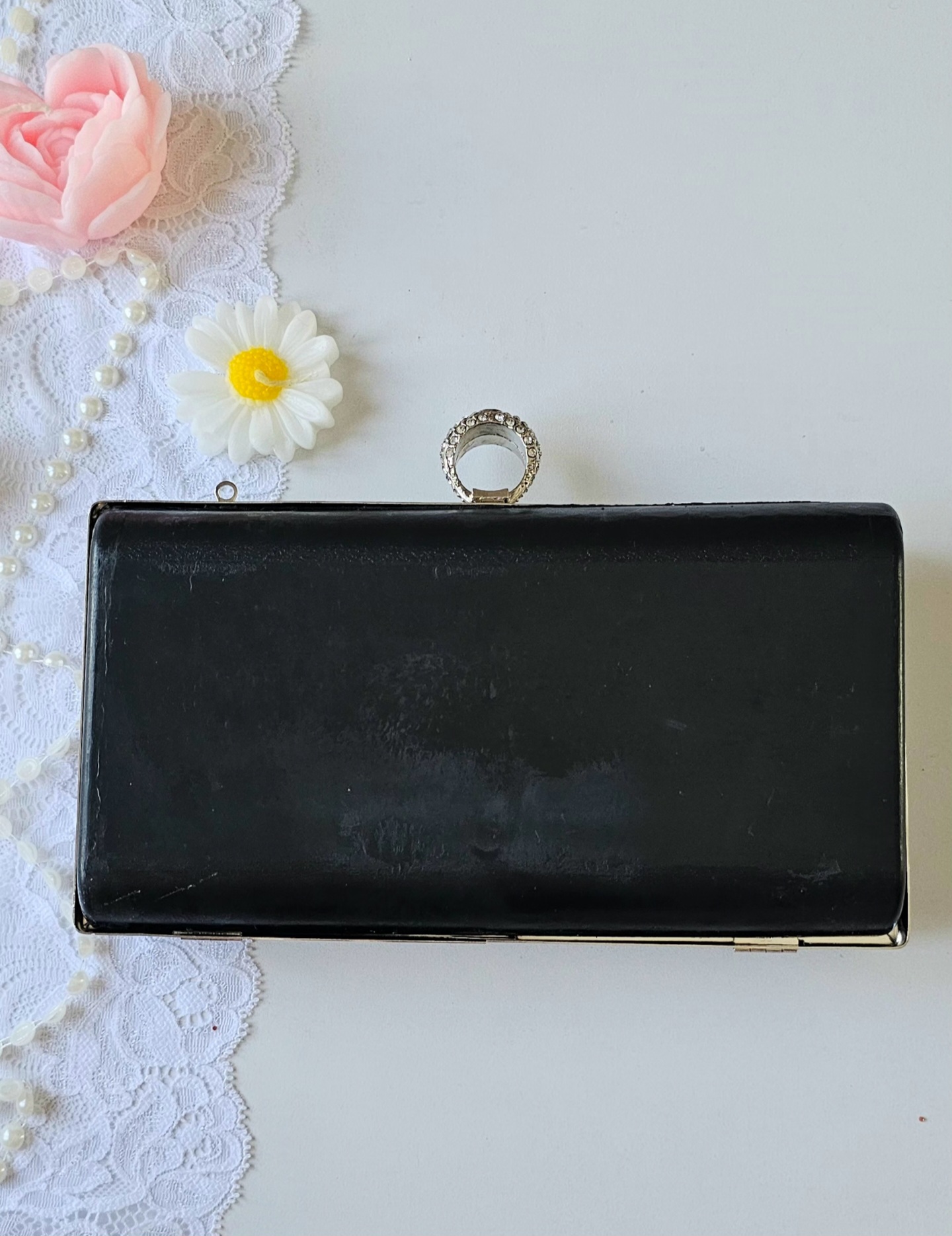 کیف کلاچ مدل انگشتری مستطیل مناسب کارهای هنری