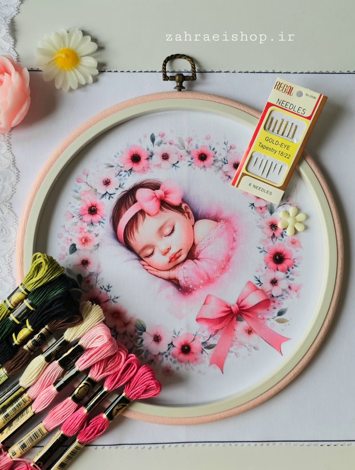 پک آماده گلدوزی طرح