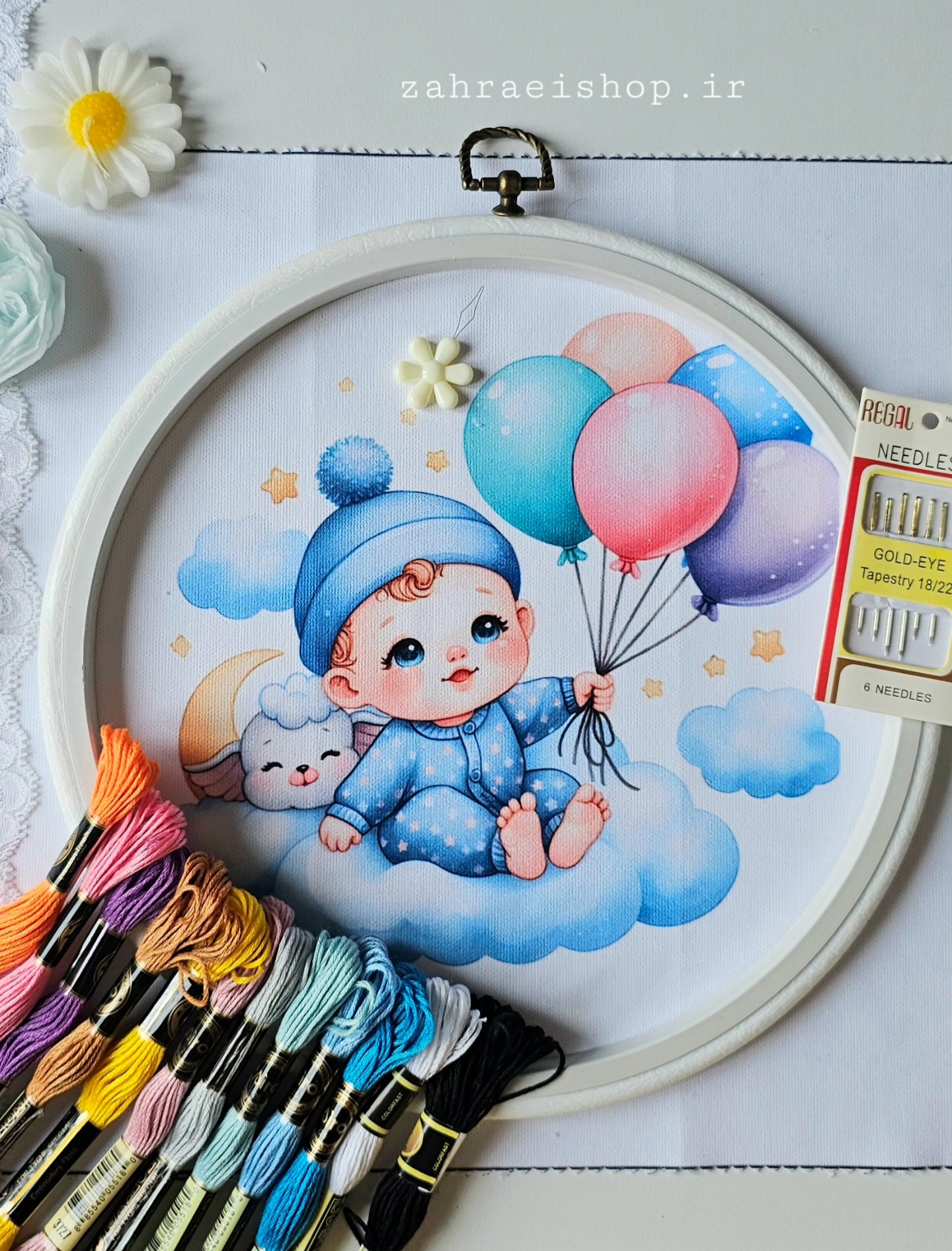 پک آماده گلدوزی طرح