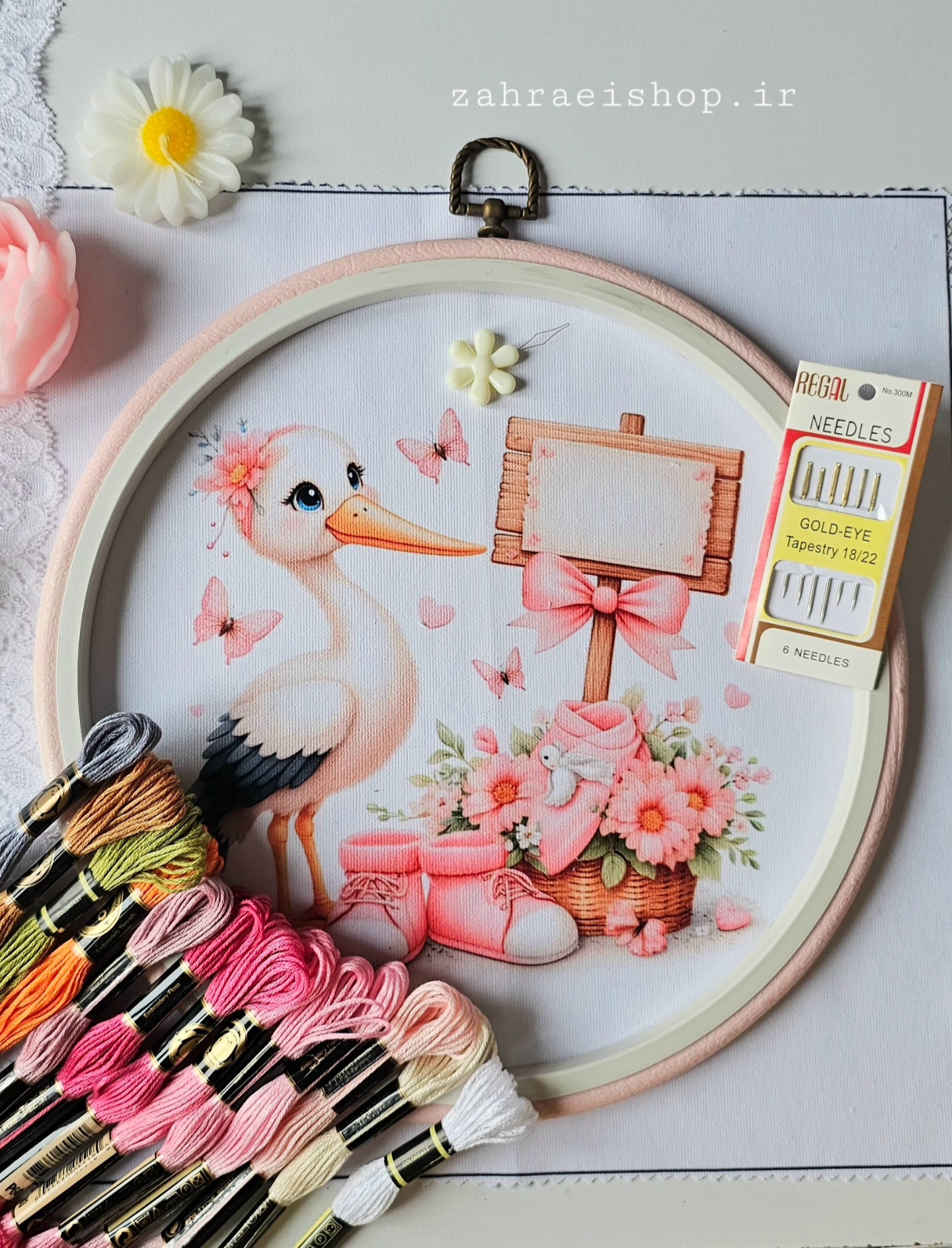 پک آماده گلدوزی طرح