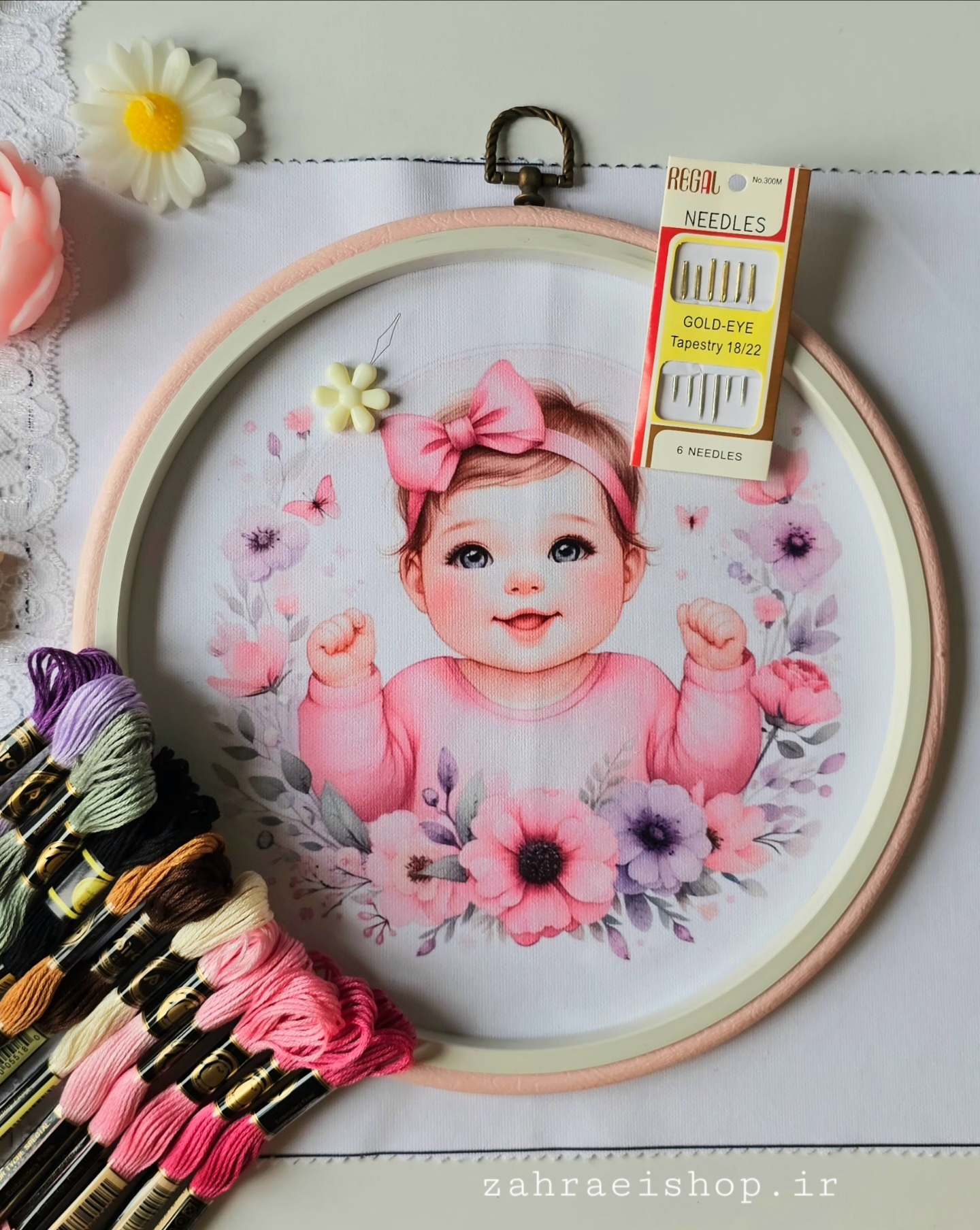 پک آماده گلدوزی طرح