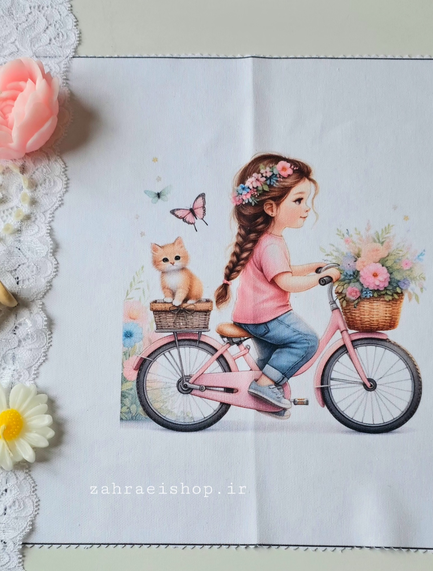 طرح چاپی دخترک