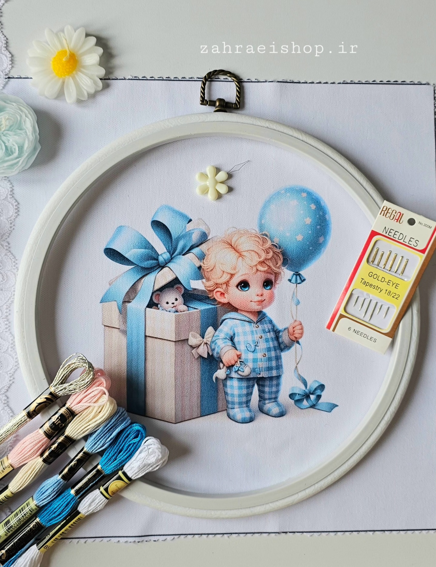 پک آماده گلدوزی طرح