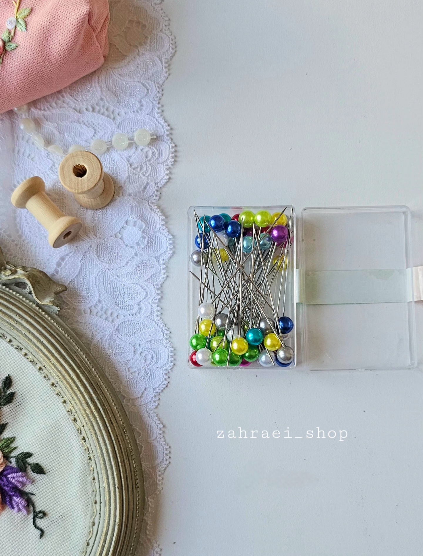 پک ۵۰ عددی سوزن ته گرد فانتزی