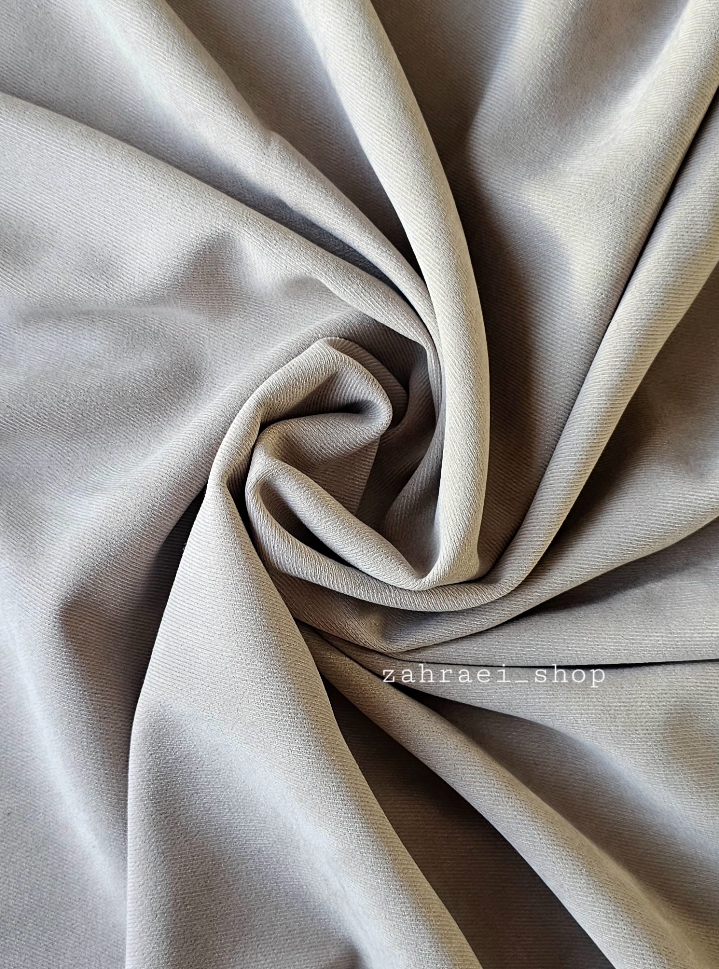 پارچه مخمل سوییت کج راه طوسی