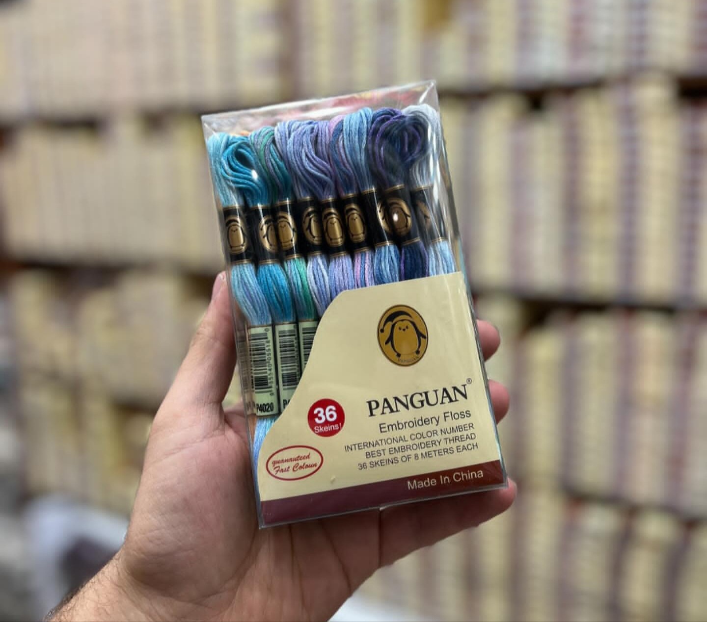 پک ۳۶ عددی نخ مولتی کالر برند پنگوئن