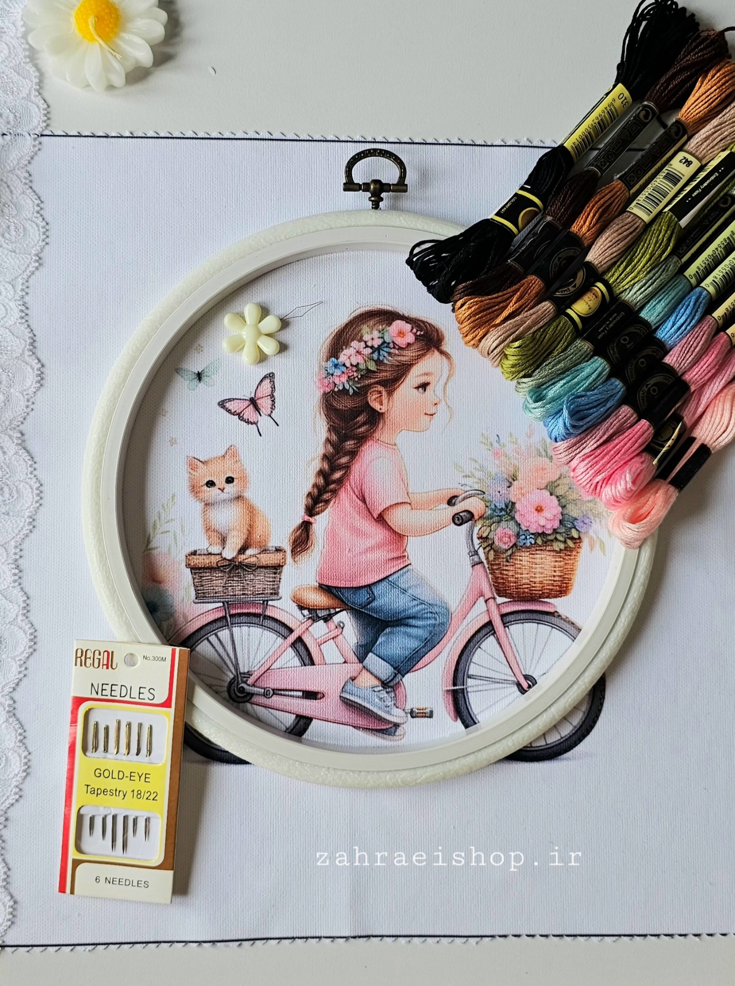 پک آماده گلدوزی