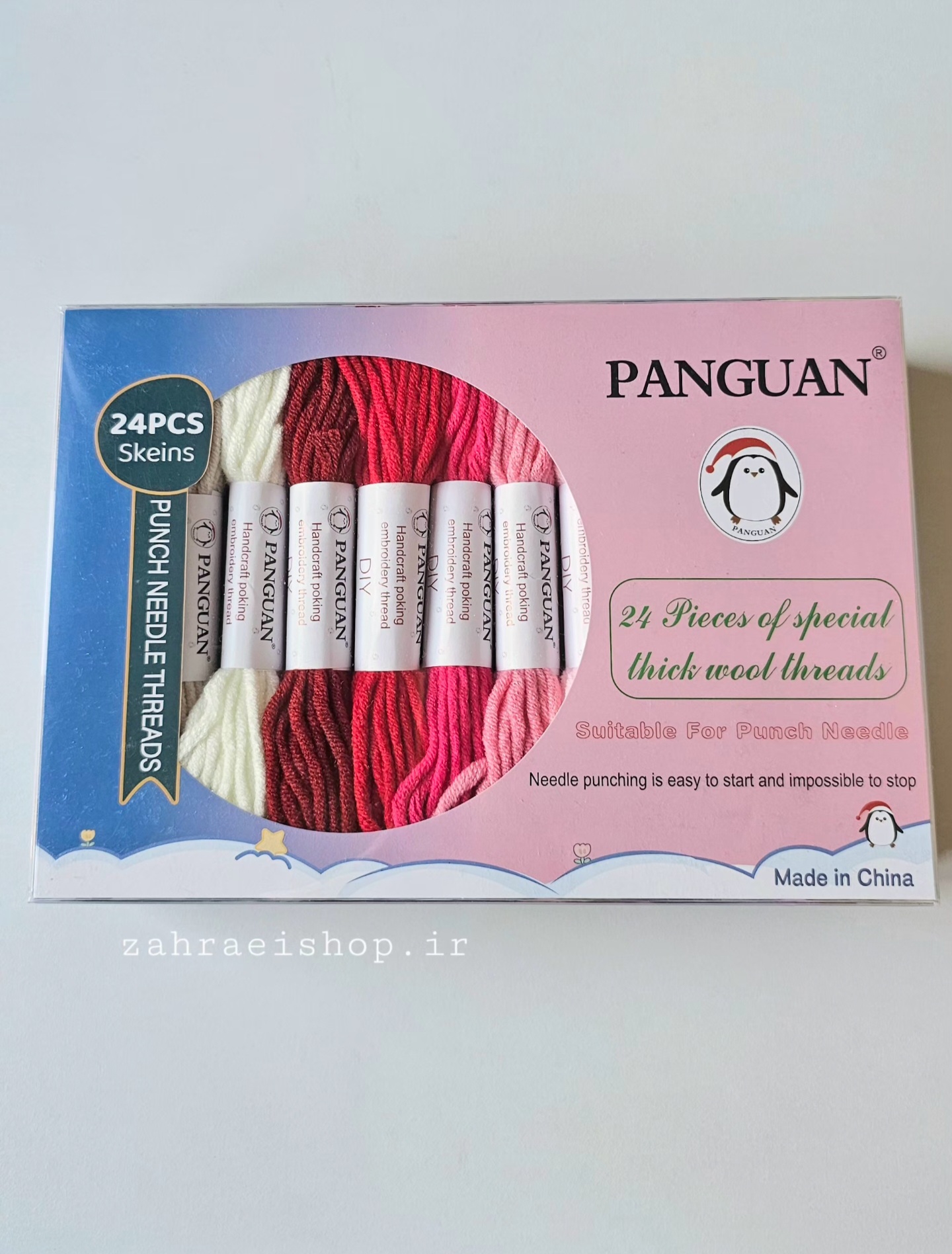 پک ۲۴ عددی کاموا مخصوص پانچ دوزی برند پنگوئن