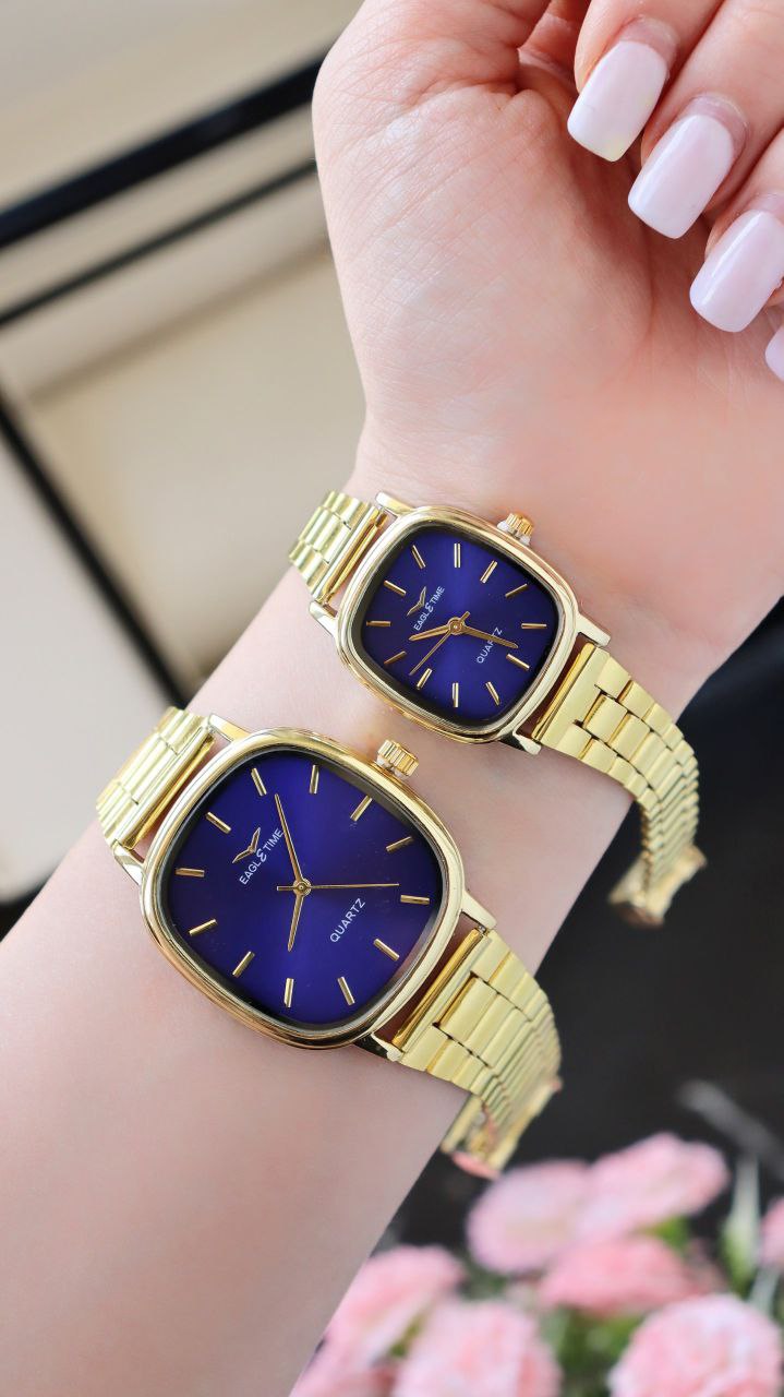 ساعت مچی ست ایگل تایم  صفحه سرمه ای EAGLE TIME