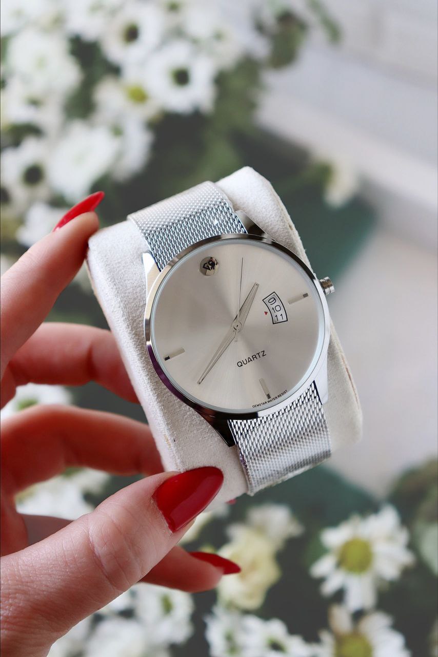 ساعت مچی مردانه نقره ای سیلور GEMSTAR